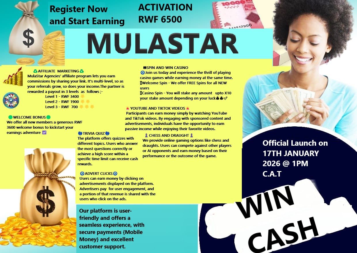 Mulastar Rwanda (RWF 6,500 Activation)