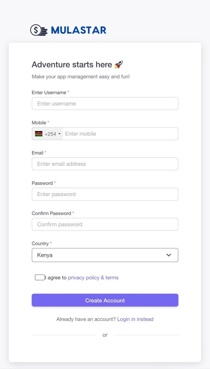 How to Activate Mulastar Agencies Account 2026: Step-by-Step Guide