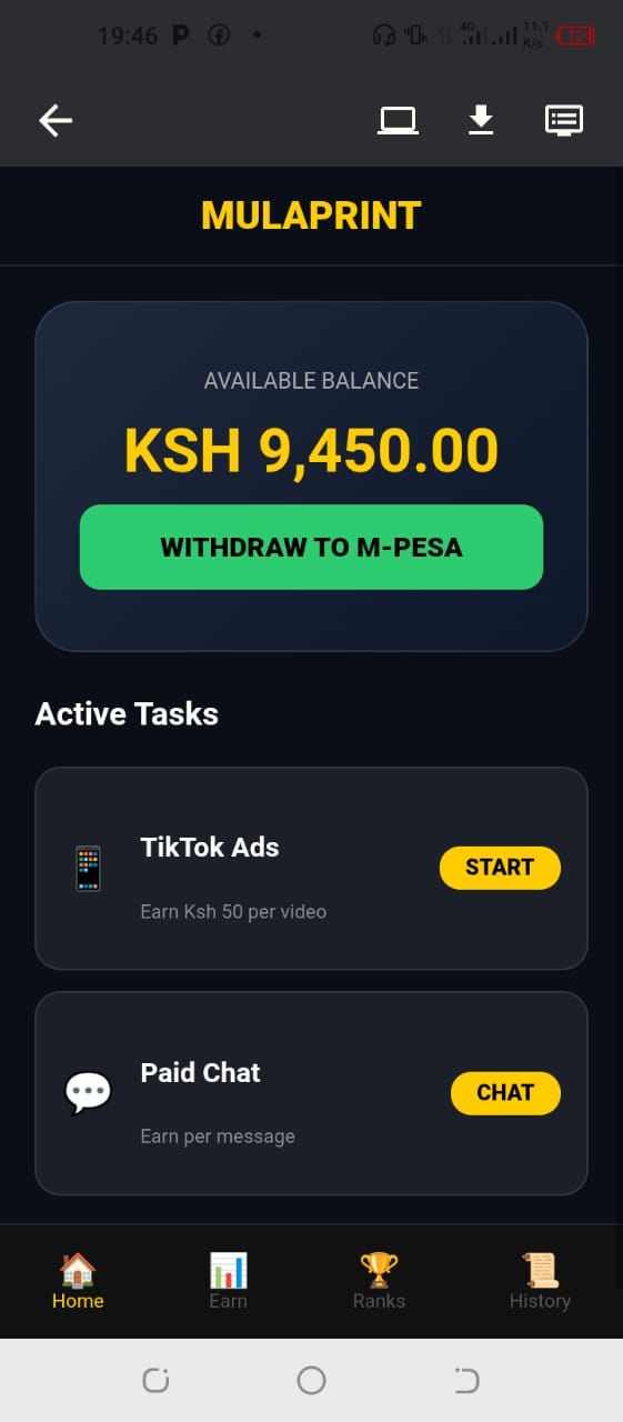 MulaPrint: Each Click Pays – Earn Online 2026