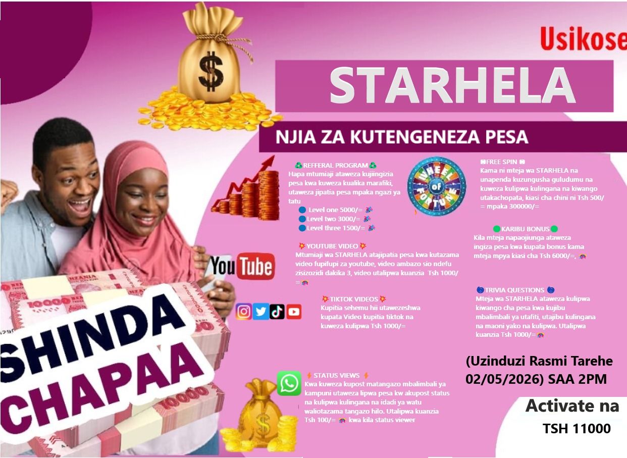 Starhela Tanzania – Online Earning Platform Guide 2026