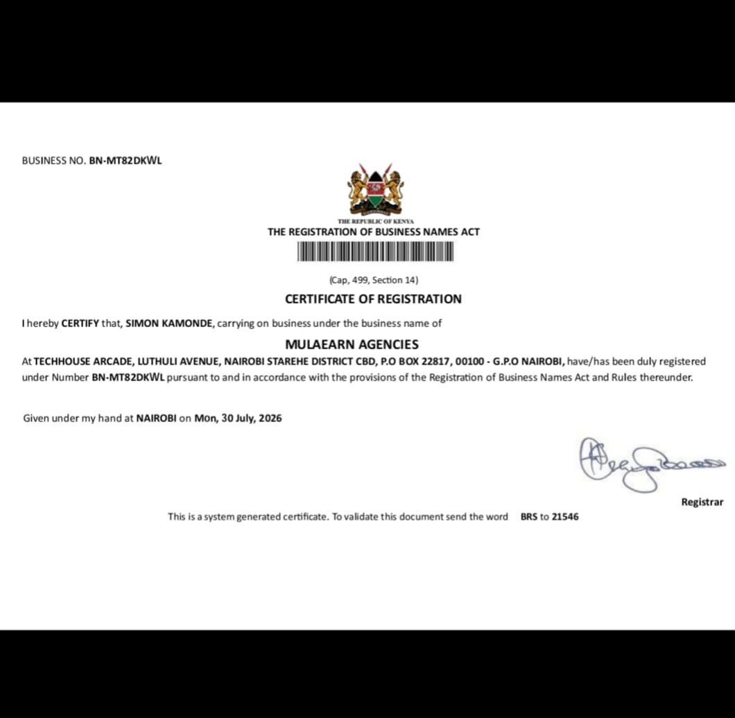 MulaEarn Agencies Legit
